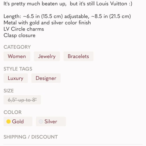 Beautiful Lv Bracelet!! - Picture 9 of 9